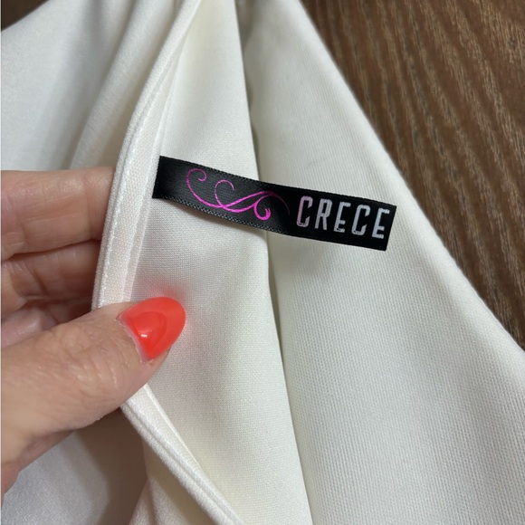 Classy Cream Jumpsuit Pantsuit Large - Picture 8 of 10